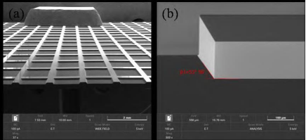 TMAH刻蚀的硅槽结构