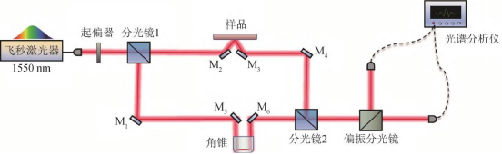 偏振分离式实验装置图