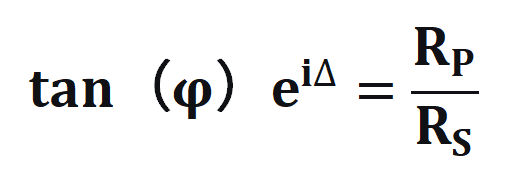 Rp和Rs分别为p偏振光和s偏振光的菲涅尔反射系数
