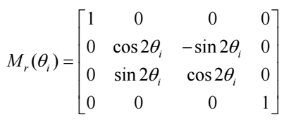 穆勒旋转矩阵Mr(θi)